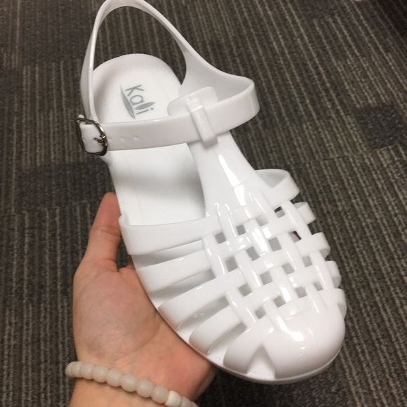 White jelly sandal - Picture 2 of 5